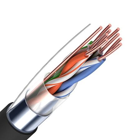 картинка Кабель LAN CADENA PRO FTP4-CAT5e OUT 305 м, черный