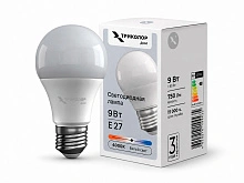 Лампа светодиодная Триколор дом LED А60 9Вт 4000K E27 LED-TRHM-А65-9W40E27 (B)