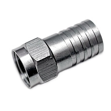 Разъем обжимной для кабеля RG6 медный CADENA F-RG6-Cu обжCad
