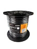 картинка Кабель видеонаблюдения ККСВ-П 2х0,5мм, 100м, черный CADENA