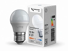 Лампа светодиодная Триколор дом LED G45 10Вт 4000K E27 LED-TRHM-G45-10W40E27