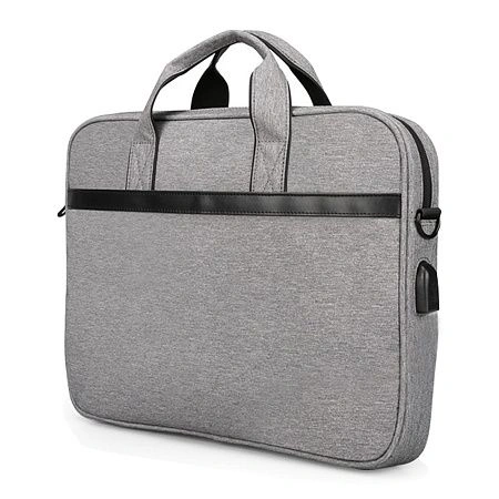 картинка Сумка с USB шнуром, серая, 3185