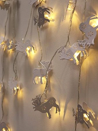 картинка Гирлянда олени CADENA, 20 LED, 3 метра, 20206