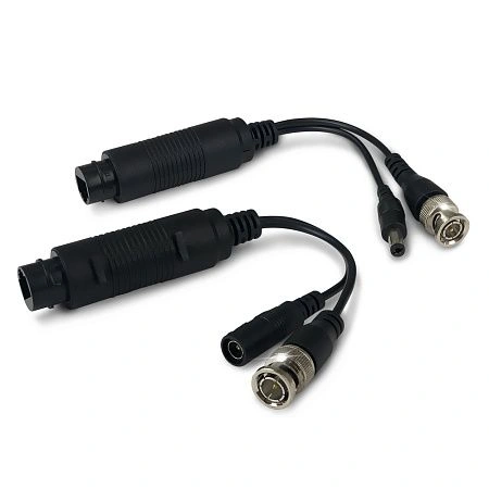 комплект переходников с питанием barton bnc-rj45