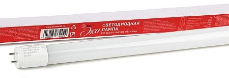 картинка Лампа LED ЛЛ 10Вт T8 6500К непов. 600мм (ECO LED T8-10W-865-G13-600mm) ЭРА:Б0032975