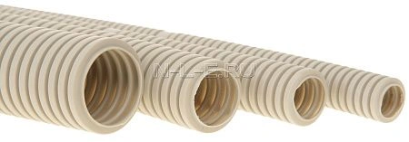 картинка Труба гофрированная ПВХ 32 с зондом (25 м/уп) Гибкая