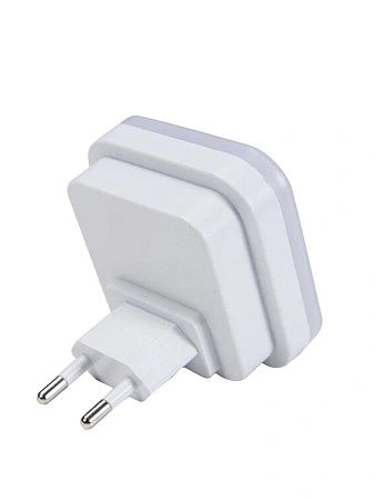 картинка Ночник светодиодный CADENA Квадрат с датчиком освещенности, белый, Ledsquare