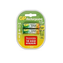 Аккумулятор GP Smart Energy AA 1000 мАч (2 шт. в блистере) GP 100AAHCSV-2CR2 GP 100AAHCSV-2CR2