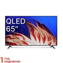 Телевизор Триколор P65QH702, SMART TV, 65", QLED, 4K, голос, черный P65QH702