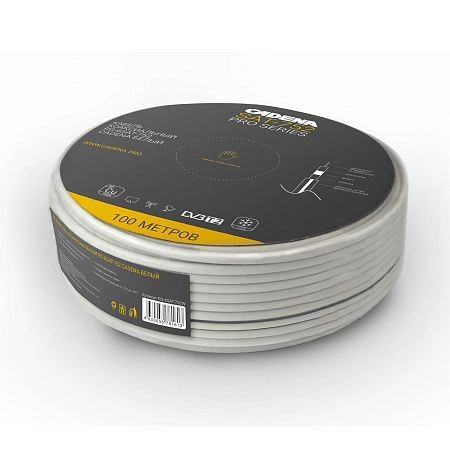 картинка Кабель коаксиальный RG-6SAT-752 CADENA белый