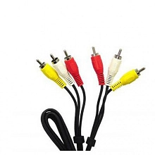 Шнур соединительный 3RCA – 3RCA, 5м CADENA 3RCA – 3RCA, 5м CADENA