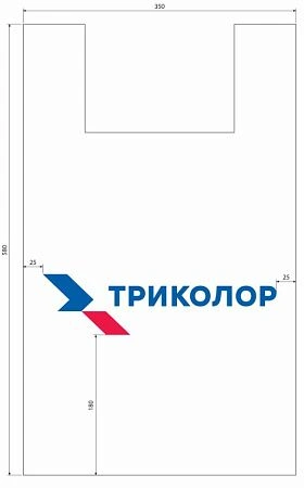 картинка Пакет полиэтиленовый малый Триколор, АР-002