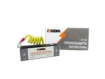 картинка Грозозащита для витой пары SP-390E CADENA