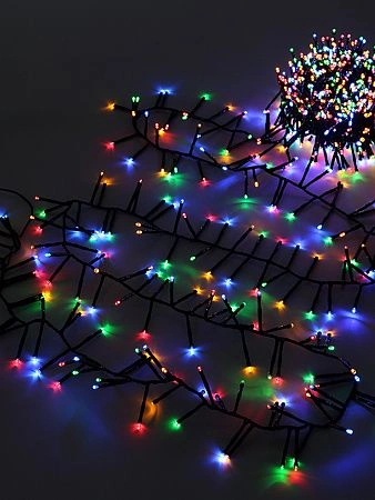 картинка Гирлянда мишура CADENA, 280LED, 2 метра, многоцветная, с контроллером, 1905B