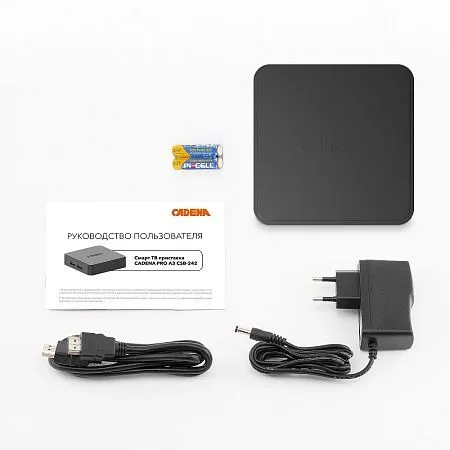 смарт тв приставка cadena pro a3 csb-242
