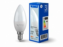 Лампа светодиодная Триколор дом LED С37 10Вт 6500K E14 "Беларусь" LED-TRHM-C37-10W65E14 (B)