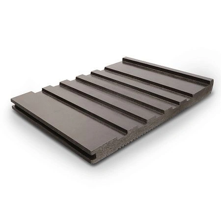 картинка Ступень 322-30-4000 полнотелая брашированная Венге (4м) Groentec ДПК