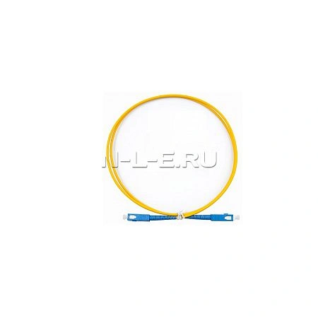 картинка Шнур оптический соединительный SC-SC/UPC, SM 9/125, simplex, 2 м