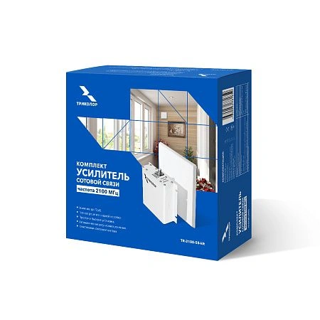 комплект усилитель сотовой связи 2100, триколор, tr-2100-50-kit