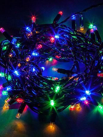 картинка Гирлянда CADENA, 50LED, 5 метров, многоцветная, с контроллером, 18002-2N