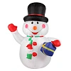 картинка Снеговик надувной с подсветкой, 2 метра