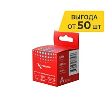 Лампа светодиодная Триколор LED MR16 5Вт 3000K GU5,3 LED-TR-MR165w3KGU5,3