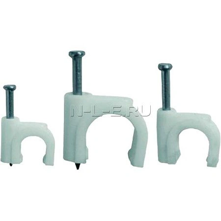 картинка Крепеж кабеля круглый  D6#NW (100 шт), CADENA