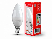 Лампа светодиодная Триколор дом LED C37 7Вт 3000K E14 LED-TRHM-C37-7W30E14 (B)