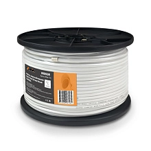 Кабель видеонаблюдения КВК-В-2 2х0,5мм, 200м, белый CADENA KVK-V2-2x0.5CAD