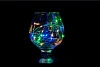 картинка Гирлянда капельки росы CADENA, 20LED, 2 метра, многоцветная, на батарейках, 1901