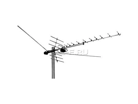 антенна наружная всеволновая дельта н1381аf с усилителем