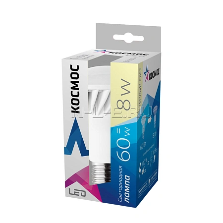 картинка Лампа LED КОСМОС рефлектор R63 8Вт Е27 230v 3000K 4690488017025
