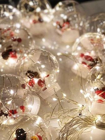 картинка Гирлянда шары CADENA, 200 LED, 10 шаров, 20201