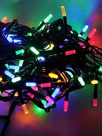 картинка Гирлянда лучи CADENA, 50LED, 5 метров, многоцветная, с контроллером, 1907