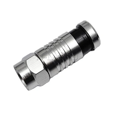 картинка Разъем обжимной влагозащищенный для кабеля RG6 медный CADENA