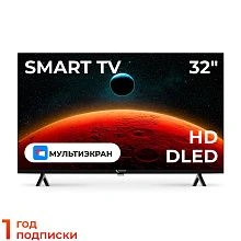 Телевизор Триколор P32FH506, SMART TV, 32", голос, черный P32FH506