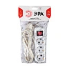 картинка Удлинитель ЭРА с зазeмл, 3х0.75мм2, с выкл, 3гн, 3м UX-3es-3m