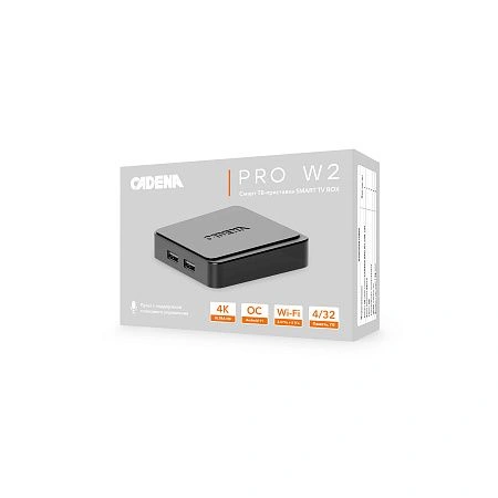 смарт тв приставка cadena pro w2 csb-243