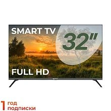 Телевизор Триколор P32FH502, SMART TV, 32", черный P32FH502