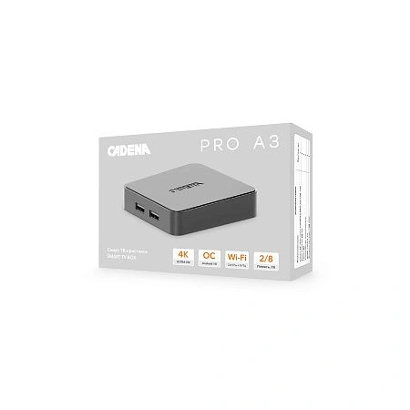 смарт тв приставка cadena pro a3 csb-242