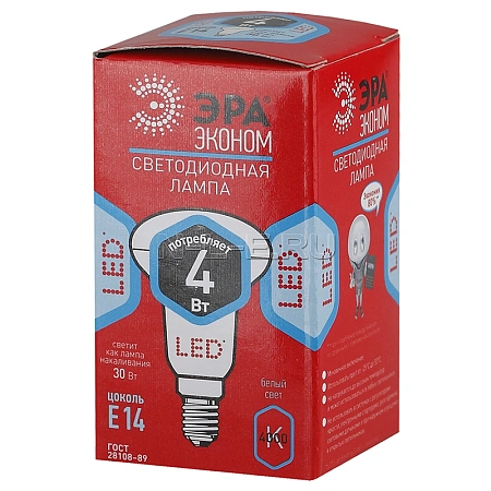 картинка Лампа светодиодная ЭРА Эко. рефлектор ЭРА LED smd R39-4w-840-E14 ECO.