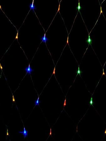 картинка Гирлянда-сетка CADENA, 160LED, 1,5x2м, многоцветная, с контроллером, удлиняемая, 18040N