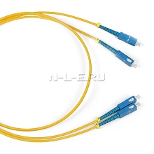 Шнур оптический соединительный SC-SC/UPC, SM 9/125, duplex, 2 м SC-SC/UPC-DX-2