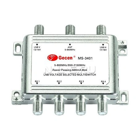 мультисвитч радиальный gesen 3x4 ms-3401