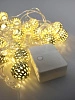 картинка Гирлянда металлические шары CADENA, 20 LED, 3 метра, 20205