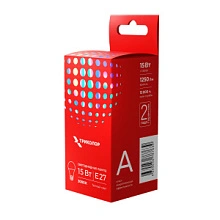 Лампа светодиодная Триколор LED А60 15Вт 3000K E27 LED-TR-А6015w3KE27