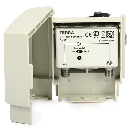 картинка Усилитель мачтовый ДМВ 27дБ 108 дБмВ Terra AB011
