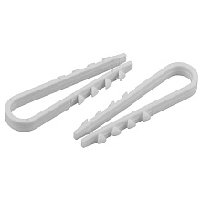 Дюбель-хомут 5-10 мм (6x35) #W, (100шт) CADENA D-CL5-10 mm (6x35) #W