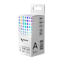 Лампа светодиодная Триколор LED А60 15Вт 4000K E27 LED-TR-А6015w4KE27