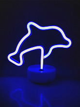 Ночник светодиодный CADENA Дельфин, синий, 188D 188D